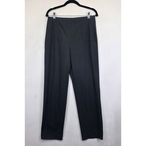 Eddie Bauer Bremerton Pants Womens 8 Black Straight High Rise Work Career Slacks